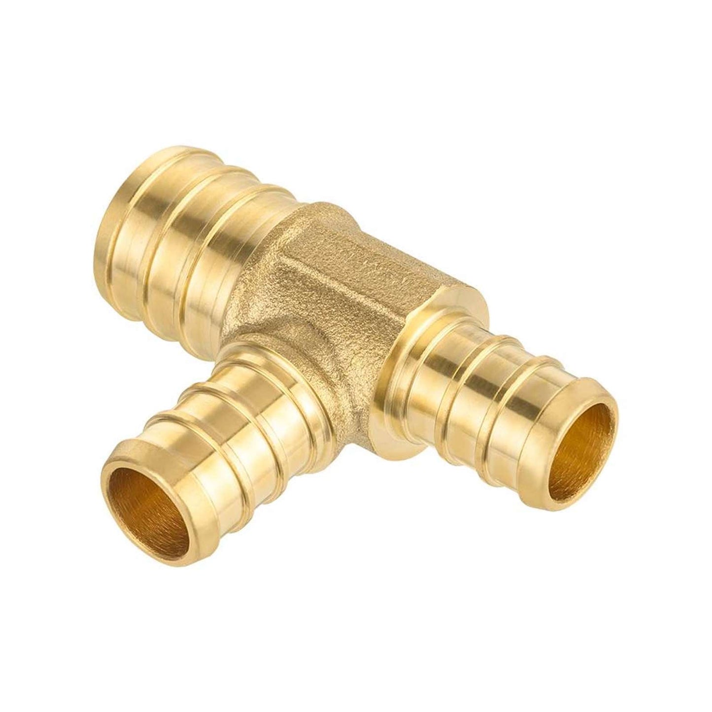PEX-B Crimp 3/4" x 1/2" x 1/2" PEX Reducing Tee (Lead Free)