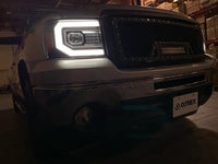 AlphaRex 07-13 GMC Sierra LUXX-Series LED Projector Headlights Jet Black OffRoadUSA.com