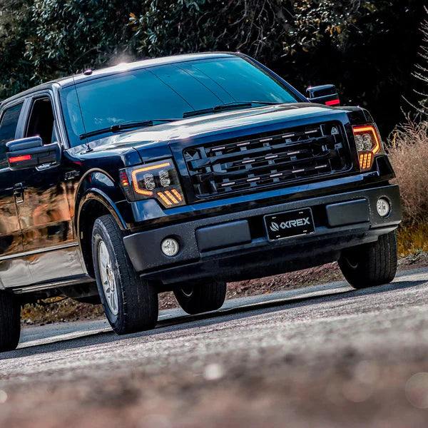 AlphaRex 09-14 Ford F150 MKII NOVA-Series LED Projector Headlights Chrome