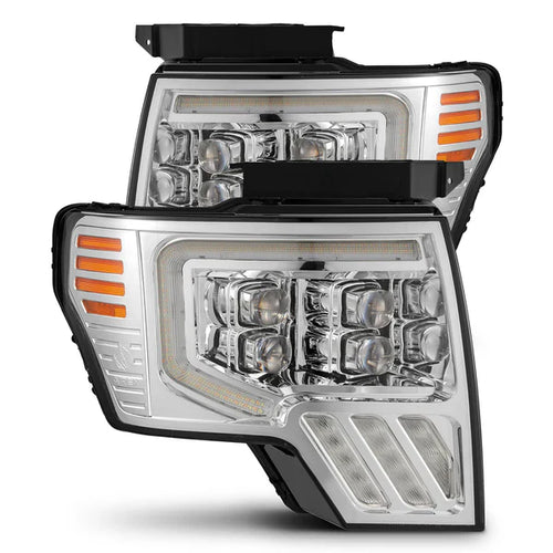 AlphaRex 09-14 Ford F150 MKII NOVA-Series LED Projector Headlights Chrome OffRoadUSA.com