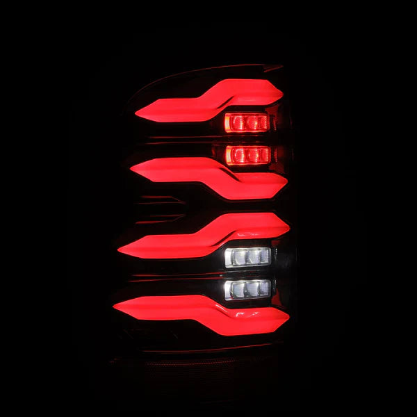AlphaRex 09-18 Ram Truck LUXX-Series LED Tail Lights Black