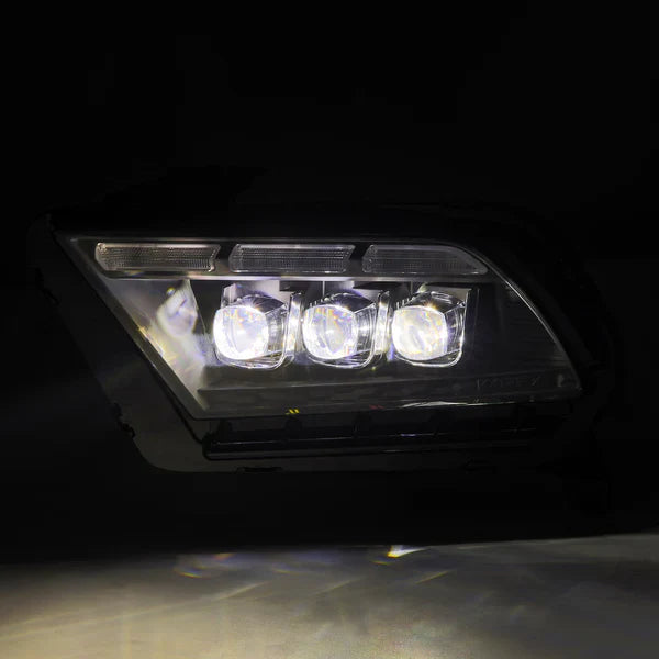 AlphaRex 10-12 Ford Mustang MK II NOVA-Series LED Projector Headlights Alpha-Black
