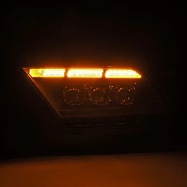 AlphaRex 10-12 Ford Mustang MK II NOVA-Series LED Projector Headlights Alpha-Black