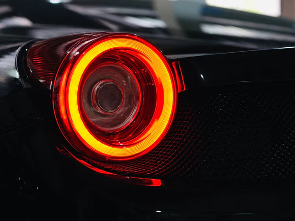 AlphaRex 10-15 Ferrari 458 NOVA-Series Prismatic LED Tail Lights - Red Clear