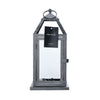 Elements 12-inch Classic Metal Decorative Lantern in Gray EasyOptionXY LLC