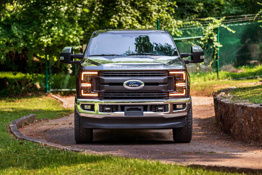 Morimoto Ford Super Duty (17-19) XB LED Headlights - Amber DRL