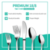 ENLOY 20 Piece Silverware Set, Stainless Steel Flatware Set, Service for 4 EasyOptionXY LLC
