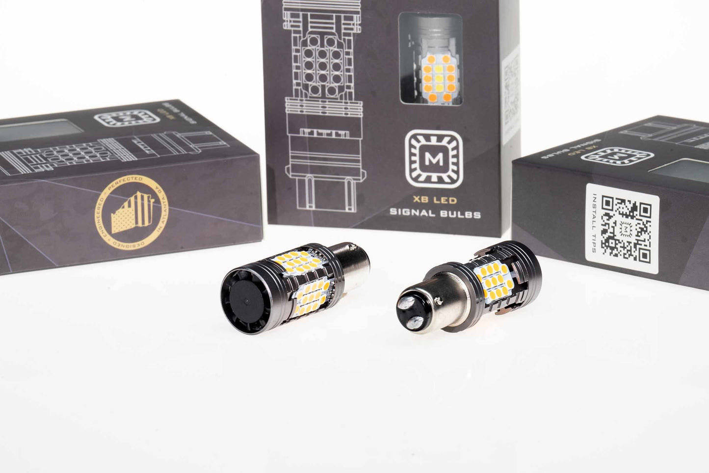 Morimoto XB LED Turn Signal Bulbs (Resistor-Free): 1156