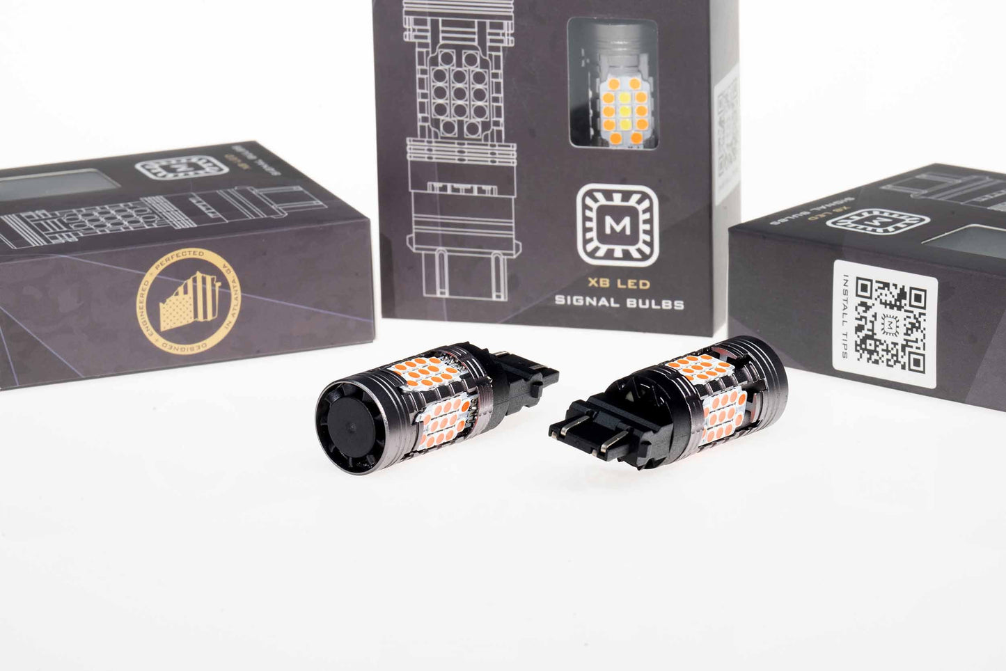Morimoto XB LED Turn Signal Bulbs (Resistor-Free): 1156
