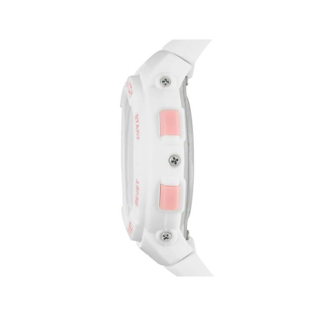 Time and Tru Women's White Digital Sport Wristwatch (FMDOTT086) EasyOptionXY LLC