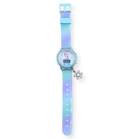 Disney Frozen Girls Flashing LCD Blue Ombre Silicone Watch, Bracelet and Hair Accessory 3 Piece Set EasyOptionXY LLC