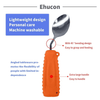Ehucon Adaptive Utensils,Weighted Spoon for Handicaps, Tremors Parkinsons Limited Elderly Ergonomic Cutlery with Silicon Non-Slip Easy Grip Handles(Left Hand) EasyOptionXY LLC