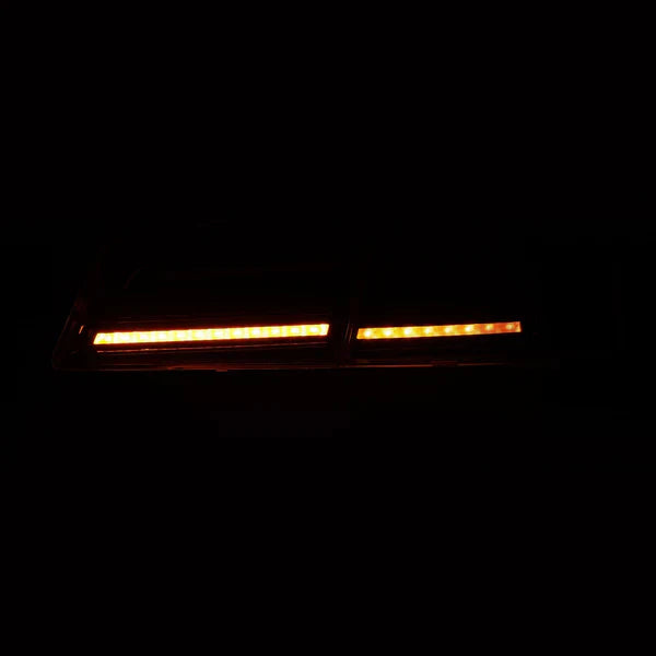 AlphaRex 12-21 Tesla Model S LUXX-Series LED Tail Lights Black Smoke (With Black Trunk Center Piece Replacement)