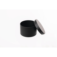 EOTW Candle Supply 8 oz. 24 Pack Empty Black Tin Jars, Ideal for Candle Making. EasyOptionXY LLC