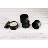 EOTW Candle Supply 8 oz. 24 Pack Empty Black Tin Jars, Ideal for Candle Making. EasyOptionXY LLC