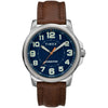 Timex Men's Expedition Field Brown/Blue Watch, Leather Strap EasyOptionXY LLC