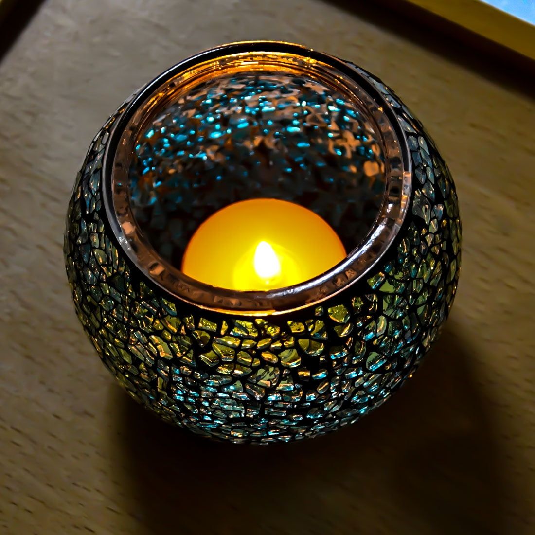 DEYBBY Beeswax Tealight Candles, Small Natural Beeswax Candle in Clear Cup for Home Decor (20 Pack) EasyOptionXY LLC