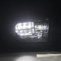 AlphaRex 14-21 Toyota Tundra MK II LUXX-Series LED Crystal Headlights Alpha-Black OffRoadUSA.com