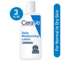 CeraVe Daily Moisturizing Lotion, Travel Size Face, Body & Hand Cream for Normal to Dry Skin, 3 oz EasyOptionXY LLC