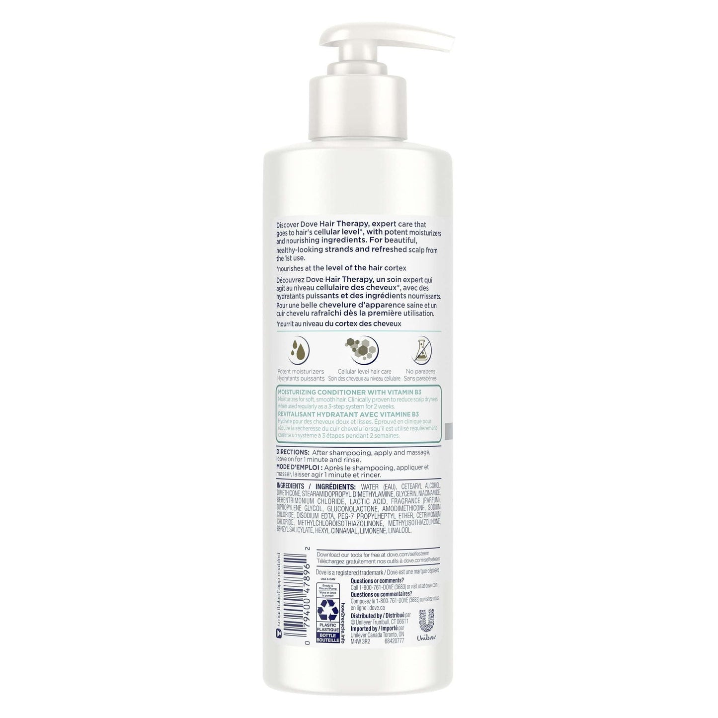 Dove Hair Therapy Dry Scalp Care Moisturizing Conditioner 13.5 fl oz EasyOptionXY LLC
