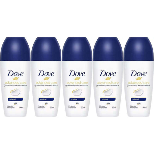 Dove Original Anti-Perspirant Roll-On, 50 Ml / 1.7 Ounce (Pack of 5) EasyOptionXY LLC