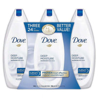 Dove Body Wash Deep Moisture 24 oz, 3 Pack EasyOptionXY LLC