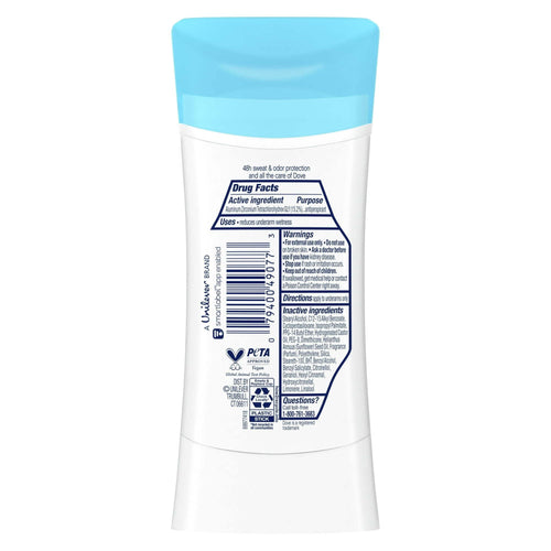 Dove Teens Long Lasting Women's Antiperspirant Deodorant Stick, Blue Raspberry, 2.6 oz EasyOptionXY LLC