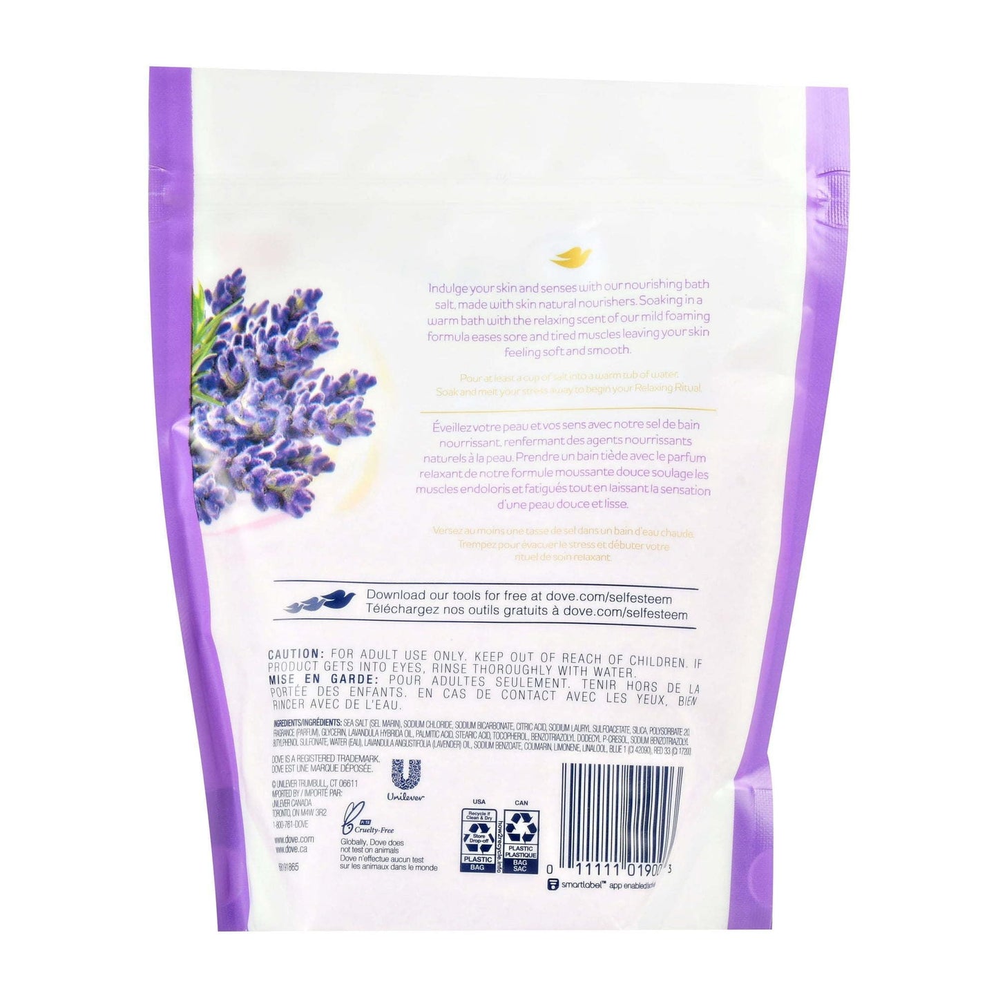 Dove Nourishing Secrets Bath Salts Lavender and Chamomile 28 oz EasyOptionXY LLC