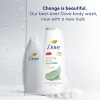 Dove Purifying Detox Long Lasting Gentle Women's Body Wash All Skin Type Green Clay, 20 fl oz EasyOptionXY LLC