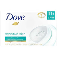 Dove Beauty Bar Sensitive Skin 3.75 Ounce (16 Count) EasyOptionXY LLC