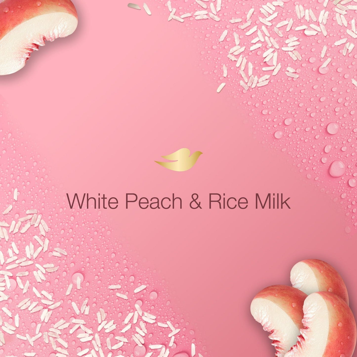 Dove Moisturizing Gentle Women's Body Wash, White Peach & Rice Milk All Skin Type, 20 oz EasyOptionXY LLC