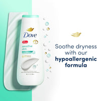 Dove Sensitive Skin Women's Body Wash Hypoallergenic Moisturizing Skin Cleanser, 20 oz EasyOptionXY LLC