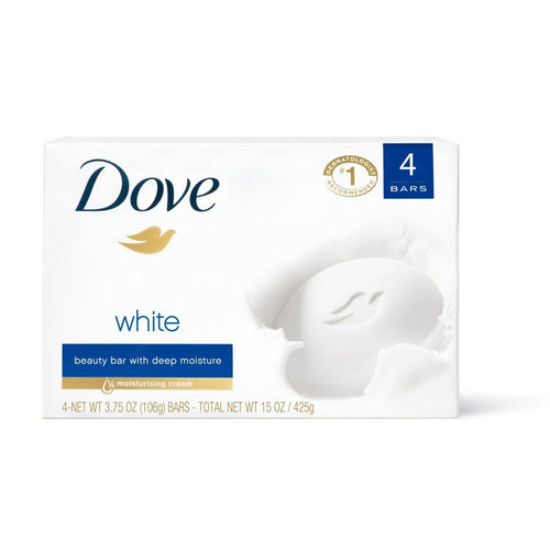 Dove Original Deep Moisturizing Beauty Bar Soap All Skin Type, Unscented, 3.75 oz (4 Bars) EasyOptionXY LLC