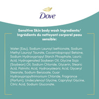 Dove Sensitive Skin Long Lasting Gentle Hypoallergenic Body Wash, 11 fl oz EasyOptionXY LLC