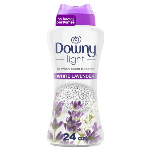 Downy Light Laundry Scent Booster Beads for Washer, White Lavender, 24 oz, with No Heavy Perfumes EasyOptionXY LLC