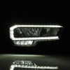 AlphaRex 16-23 Toyota Tacoma LUXX-Series LED Crystal Headlights Alpha-Black OffRoadUSA.com