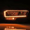 AlphaRex 16-23 Toyota Tacoma LUXX-Series LED Crystal Headlights Alpha-Black OffRoadUSA.com