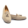 Zelli Italia 16-580-BON NAPLES Italian Kid Suede Tassel Loafer, Bone