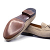 Zelli Italia 16-580-BON NAPLES Italian Kid Suede Tassel Loafer, Bone