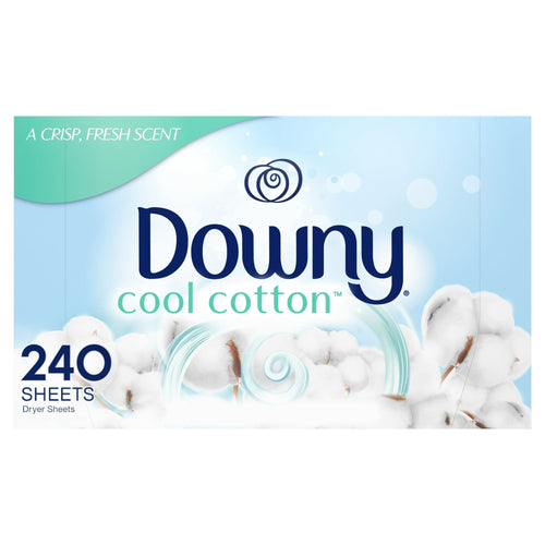 Downy Fabric Softener Dryer Sheets, Cool Cotton, 240 Count EasyOptionXY LLC