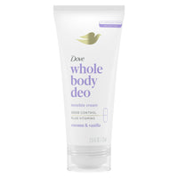 Dove Whole Body Women's Deodorant Invisible Cream Coconut & Vanilla Aluminum Free, 2.5 oz EasyOptionXY LLC