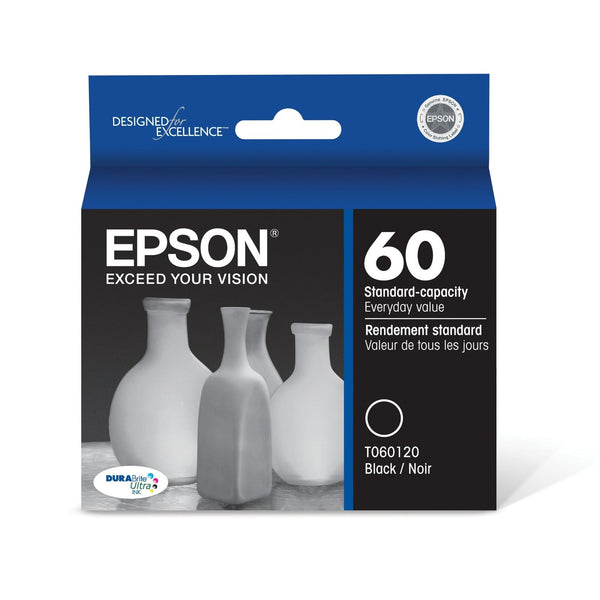 EPSON 60 DURABrite Ultra Ink Standard Capacity Black Cartridge (T060120-S) Works with Stylus C-68, C-88, C-88+, CX-3800, CX-3810, CX-4200, CX-4800, CX-5800F, CX-7800 EasyOptionXY LLC