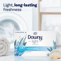 Downy Light Mega Dryer Sheets, Ocean Mist, 80 Count EasyOptionXY LLC