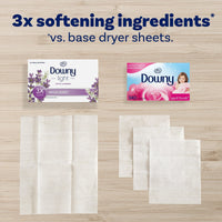 Downy Light Mega Dryer Sheets, White Lavender, 80 Count EasyOptionXY LLC