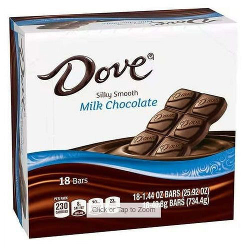 Dove Silky Smooth Bars Milk Chocolate, 1.44 OZ EasyOptionXY LLC