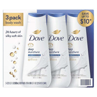 Dove Nourishing Body Wash, Deep Moisture, 23 Fluid Ounce (Pack of 3) EasyOptionXY LLC