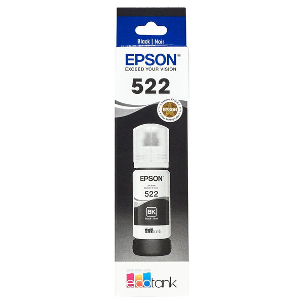 Epson 522 Standard-capacity Dye Black Ink Bottle compatible with ET2720 & ET4700 EasyOptionXY LLC