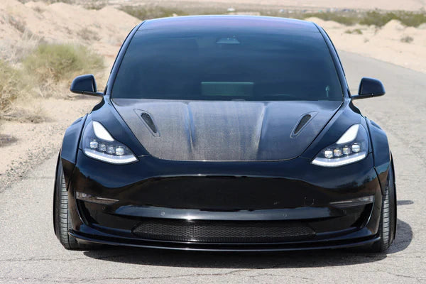 AlphaRex 17-23 Tesla Model 3 / 20-24 Model Y NOVA-Series LED Projector Headlights Alpha-Black