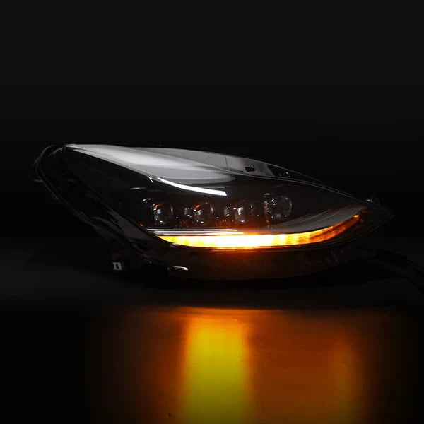 AlphaRex 17-23 Tesla Model 3 / 20-24 Model Y NOVA-Series LED Projector Headlights Alpha-Black