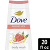 Dove Summer Care Moisturizing Women's Body Wash All Skin Type, Grapefruit & Lemon Balm, 20 fl oz EasyOptionXY LLC